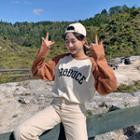 Produce Contrast Raglan T-shirt