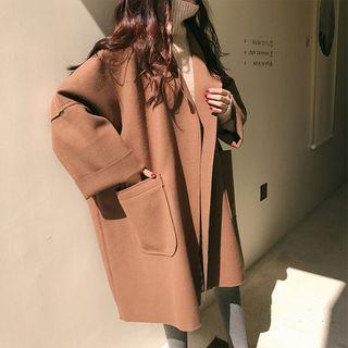 Pocket Detail Long Coat
