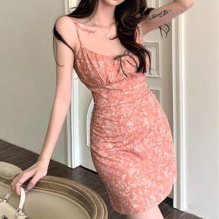 Sleeveless Paisley Print Dress As Figure - One Size