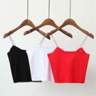 Cat Ear Cropped Camisole Top
