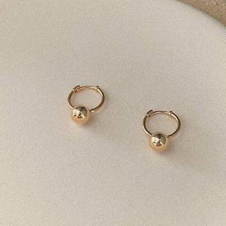Alloy Bead Dangle Earring 1 Pair - Earrings - One Size