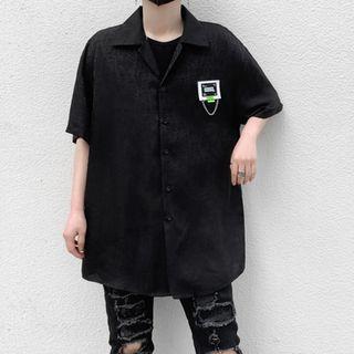 Short Sleeve Applique Shirt