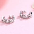 Crown Ear Cuff 1 Pair - Clip On Earring - As Shown In Figure - One Size