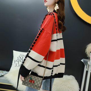 Oversized Color-block Sweater
