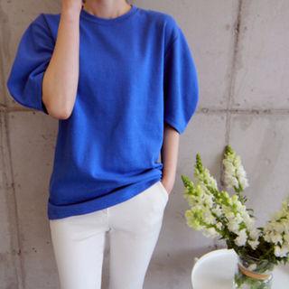 Balloon-sleeve Top