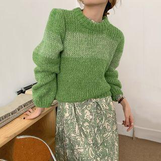 Color Block Sweater / Skirt