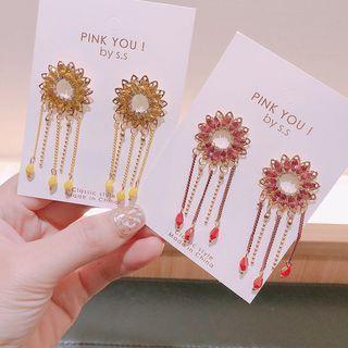Sun Flower Fringe Earring