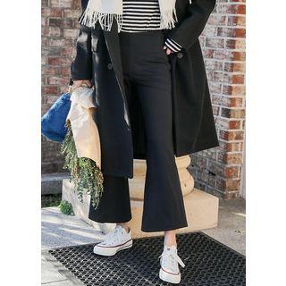 Tall Size Flat-front Boot-cut Pants