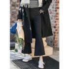 Tall Size Flat-front Boot-cut Pants