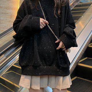 Glitter Round Neck Pullover