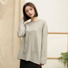 Cut-edge Loose-fit T-shirt