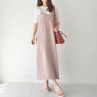 Spaghetti-strap H-line Long Dress