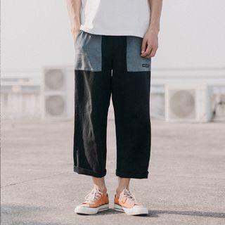 Straight Fit Cropped Pants