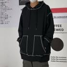 Contrast Stitching Oversize Hoodie