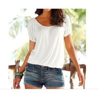 Cross Back Short-sleeve T-shirt