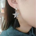 Star Tasseled Drop Earrings