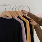 Plus Size Raglan Mock-neck Sweater