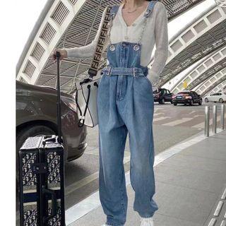 Chain Strap Wide Leg Jumper Jeans