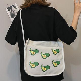 Avocado Canvas Crossbody Bag