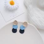 S925 Sterling Silver Disc Ear Stud / Clip-on Earring