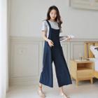Wide-leg Dual-pocket Jumpsuit