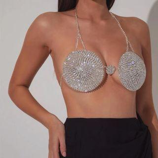 Rhinestone Bralette Top
