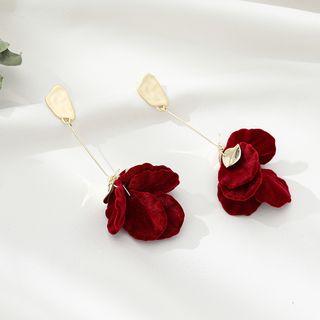 Velvet Petal Dangle Earring
