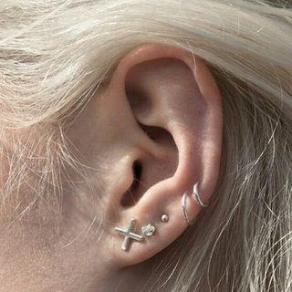 Set: Alloy X & O Earring