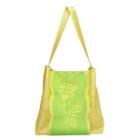 Beauty On-the-go Shoulder Bag Yellow & Green - One Size