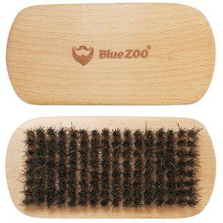 Wooden Beard Brush Rectangle - Beard Brush - Khaki - One Size