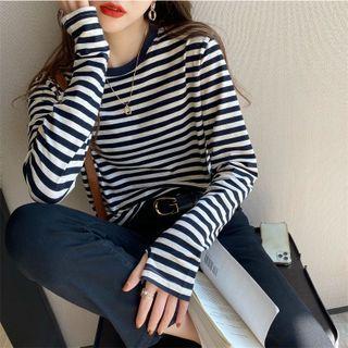 Long-sleeve Striped T-shirt (various Designs)