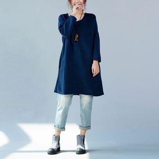 Plain Ribbed Dress