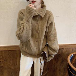 Sailor Collar Button Knitted Sweater