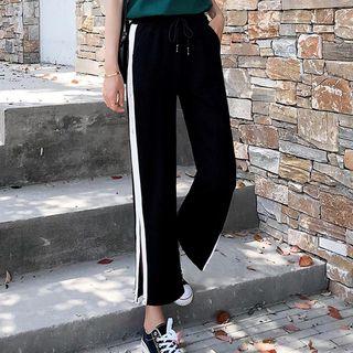 Slit Stripe Sweatpants