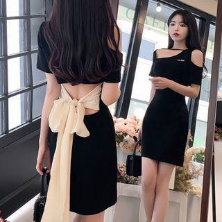 Ribbon Knit Sheath Dress (various Designs)