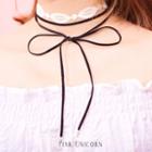 Lace Tie-up Choker