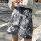 Tie Dye A-line Skirt As Shown In Figure - One Size