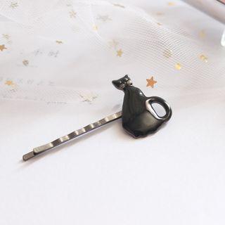 Black Cat Hair Pin