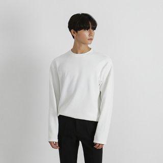 Crew-neck Knit Top In 8 Colors