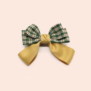 Ribbon Plaid Hair Clip