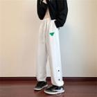 High-waist Drawstring Quilted Sweatpants