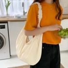 Shirred Strap Tote Bag