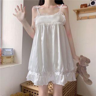 Lace Trim Nightdress / Shorts