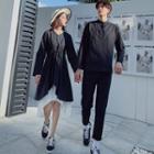 Couple Matching Blouse / Pants / Long-sleeve A-line Layered Dress