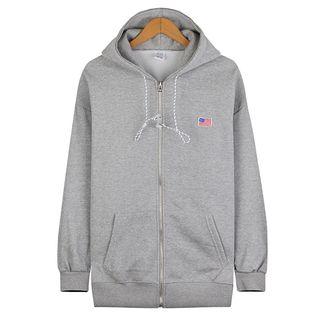 Pocket-side Appliqu  Hoodie