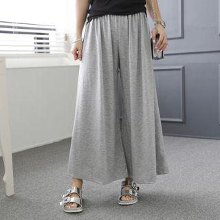 Letter Contrast-trim Sweatpants