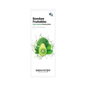Papa Recipe - Fruitables Green Squeeze Relaxing Mask 10 Pcs