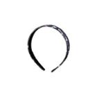 Butterfly Velvet Headband Black - One Size