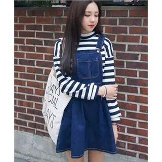 A-line Dungaree Dress