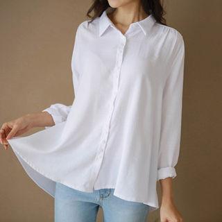 Dip-back Flare Shirt